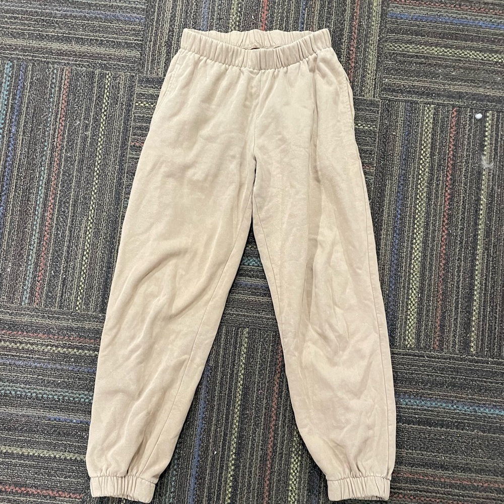 Brandy Melville tan sweats